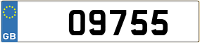 Truck License Plate